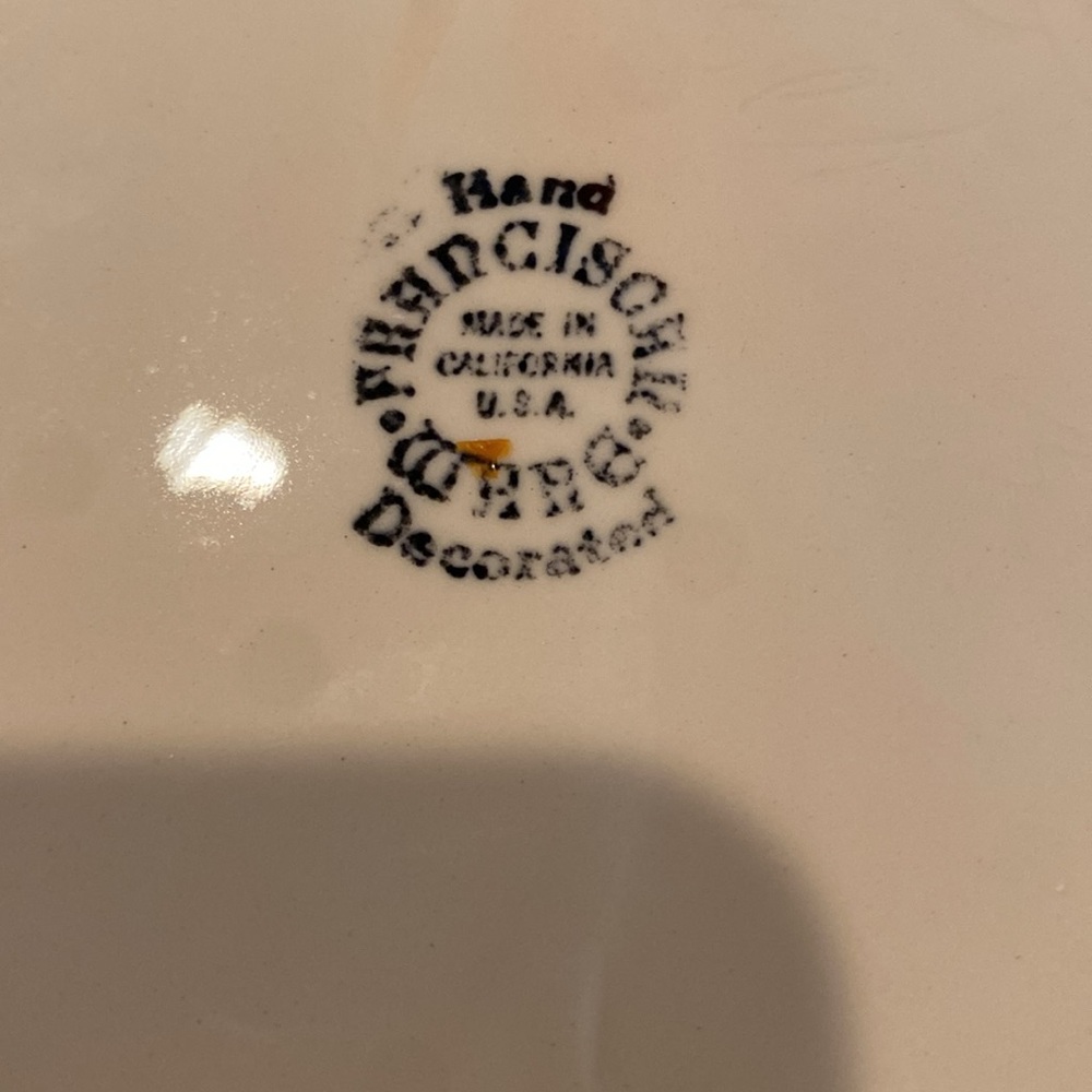 Vintage Franciscan Oval Serving Platter - Picture 5 of 7